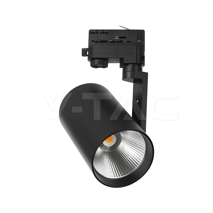 20W LED COB Tracklight CREE CHIP 3000K Black Body