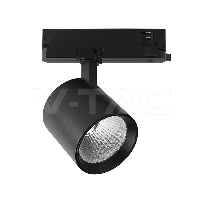30W LED COB Tracklight CREE CHIP 4000K Black Body