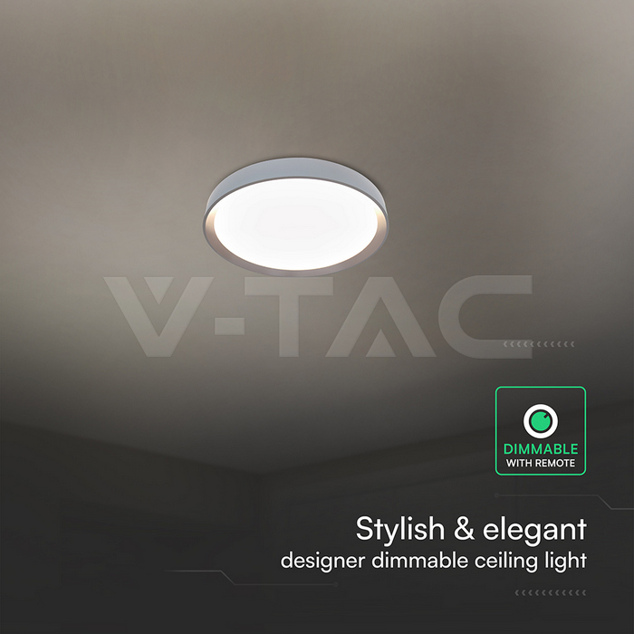 LED Designer Domelight 30W/60W/30W Remote Contron 3in1 Dimmable Coffee Cover img 2