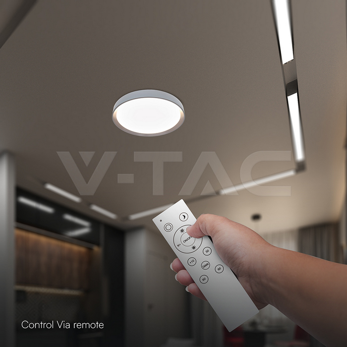 LED Designer Domelight 30W/60W/30W Remote Contron 3in1 Dimmable Coffee Cover img 4