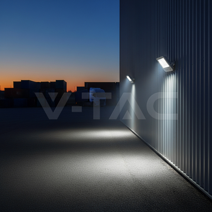 50W LED Floodlight CREE CHIP White Body Grey Glass 4000K 135LM/W img 8