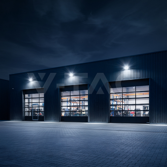 100W LED Floodlight CREE CHIP White Body Grey Glass 6500K 135LM/W img 7