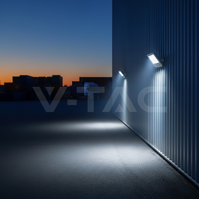 100W LED Floodlight CREE CHIP White Body Grey Glass 6500K 135LM/W img 8