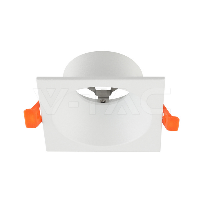 GU10 Fitting Aluminum Deep Anti Glare Square White