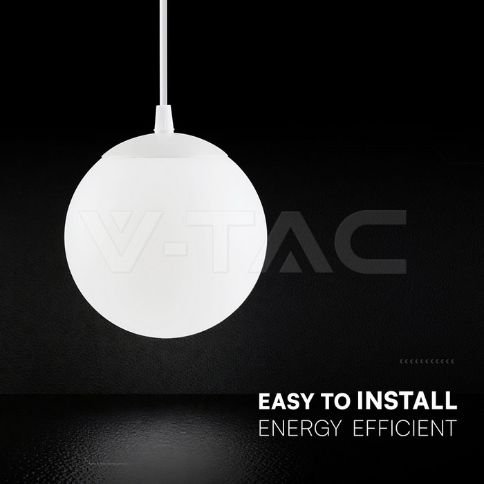 12W LED Surface Pendant Light Aluminum+Iron White Body img 2