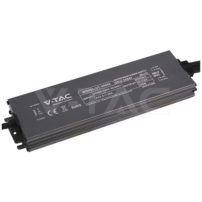 Power Supply - 200W 24V 8.25A IP67