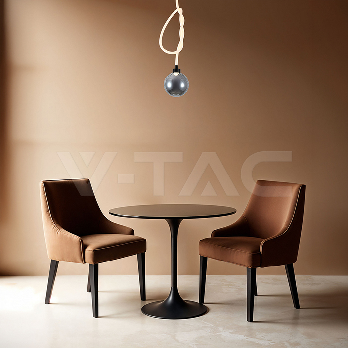 20W LED Decorative Hanging Lamp D:180 Smoky+White 3000K img 5
