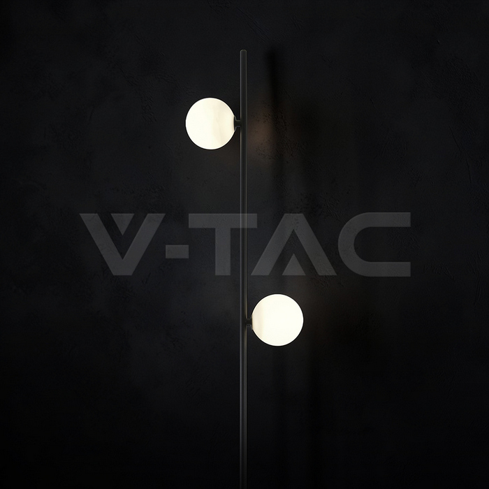 G4 Lamp head 164*164*1171mm Sand Black IP65 2pcs/pack img 1