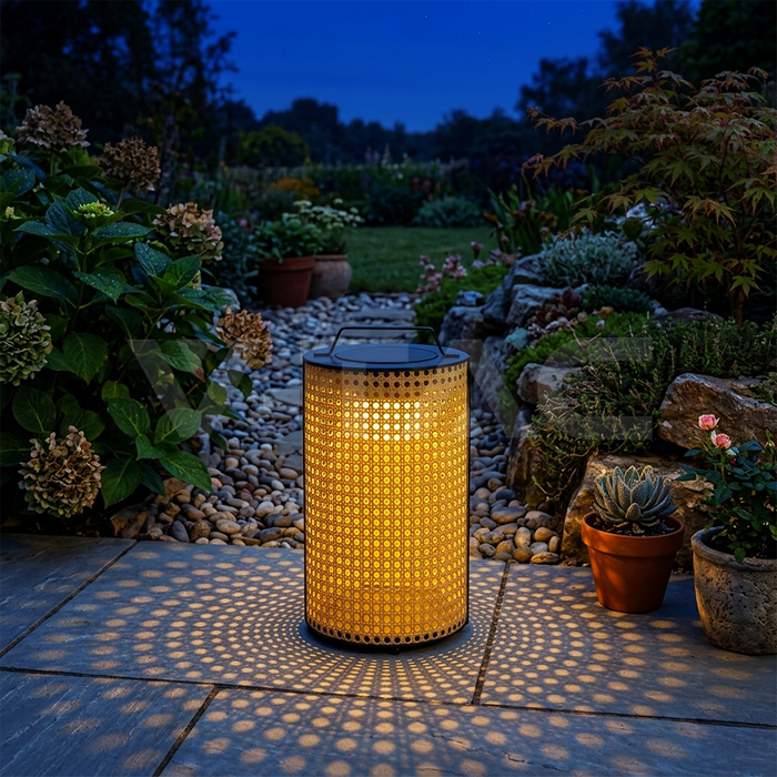 1.2W LED Solar Lamp With Lithium Battery (20*20*34cm) 2800K-3200K img 7