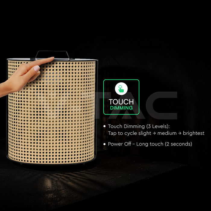 1.2W LED Solar Lamp With Lithium Battery (36*22.5*43cm) 2800K-3200K img 2