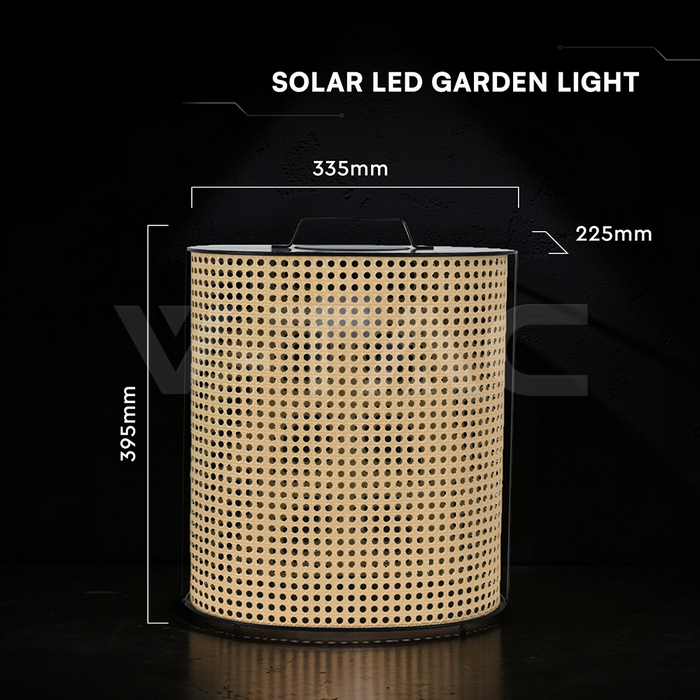 1.2W LED Solar Lamp With Lithium Battery (36*22.5*43cm) 2800K-3200K img 6
