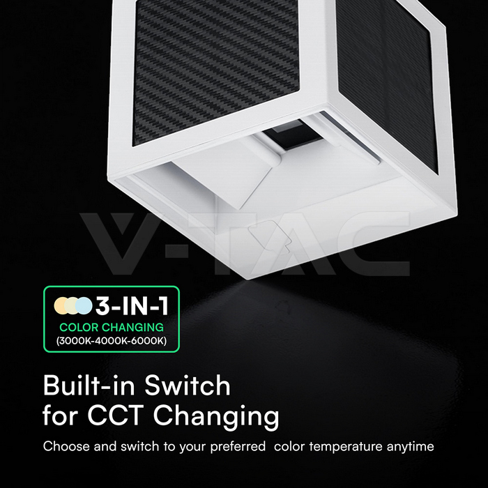 2.25W LED Solar Wall Light 3in1 White Body IP65 PIR Sensor img 2
