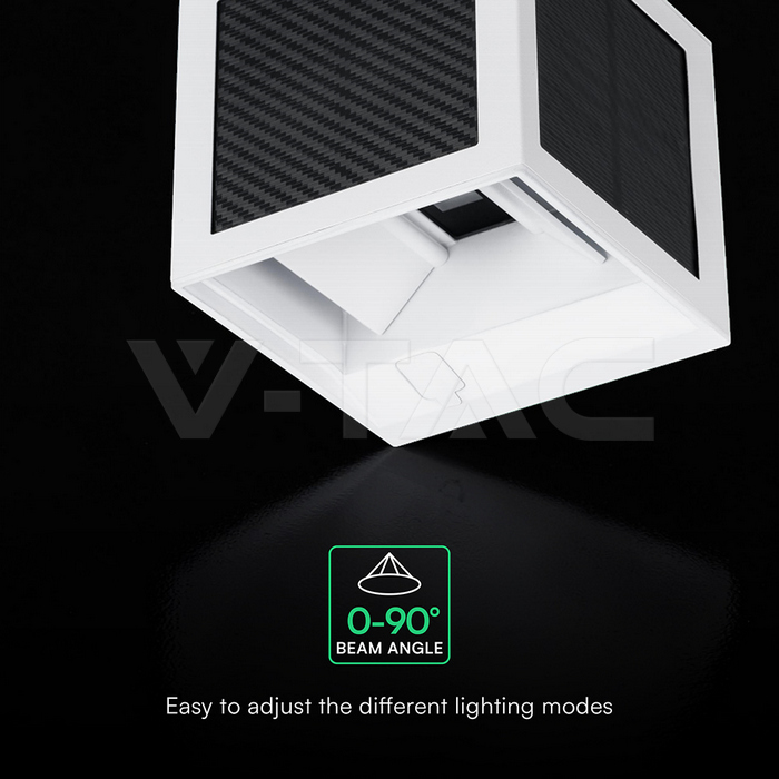 2.25W LED Solar Wall Light 3in1 White Body IP65 PIR Sensor img 3