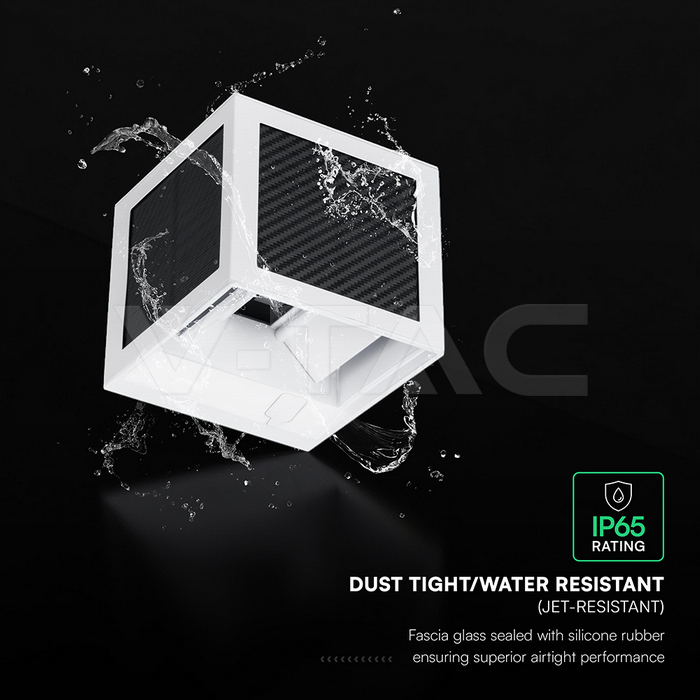 2.25W LED Solar Wall Light 3in1 White Body IP65 PIR Sensor img 4