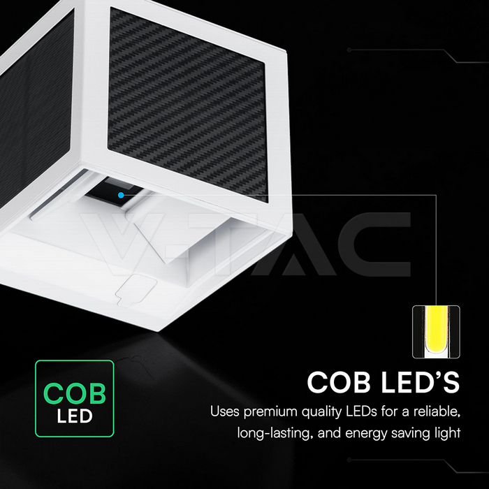 2.25W LED Solar Wall Light 3in1 White Body IP65 PIR Sensor img 5