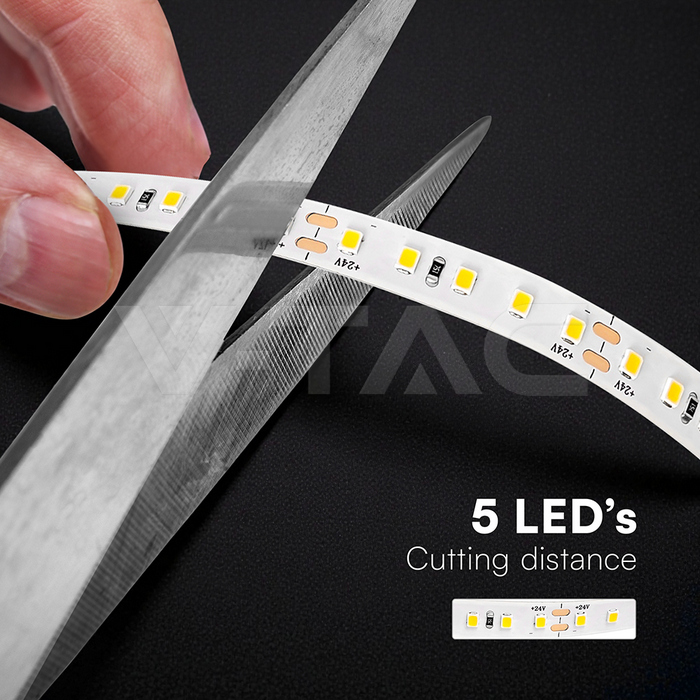 LED Strip SMD2835 - 120 LEDs 3000K IP20 8W/M 20M Roll img 3