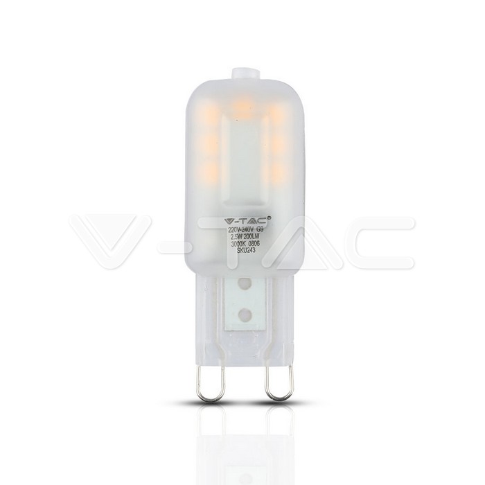 LED Lampadina SAMSUNG Chip G9 2.5W Plastica 3000K