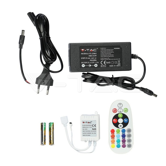 LED Striscia RGB Set Light Kit W/Remote 12V IP20 img 4