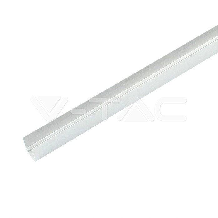 Kit di montaggio per strisce LED in alluminio con diffusore a Scomparsa 2000mm