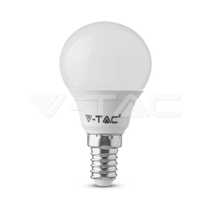 LED Lampadina SAMSUNG Chip 4.5W E14 A++ P45 Plastica 3000K