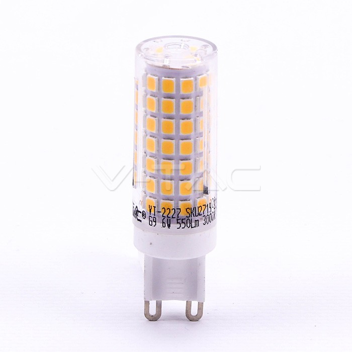 LED Faretto 6W G9 Plastica 3000K