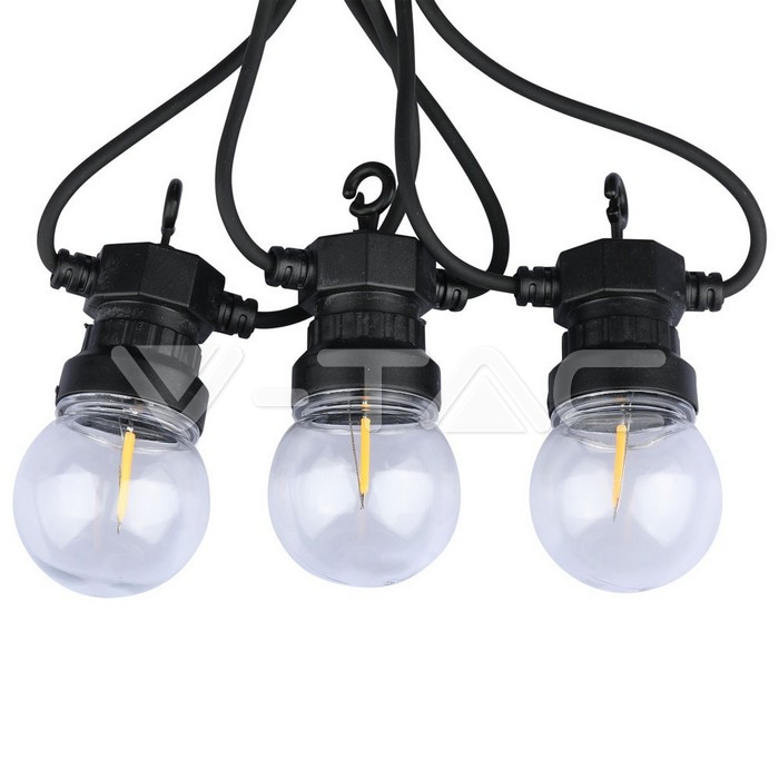 LED String Light 5M 10 Filamento Lampada 3000K
