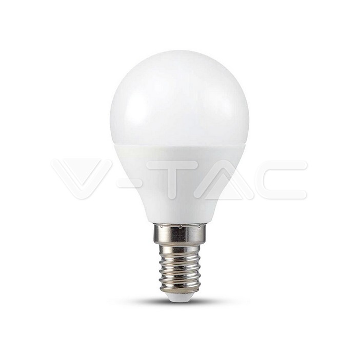 LED Lampadina 4.5W E14 P45 SMART RGB, Corpo Bianco, Luce Bianco Caldo