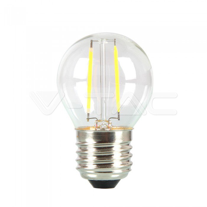 LED Lampadina SAMSUNG Chip Filamento 4W E27 G45 Clear Cover 2700K