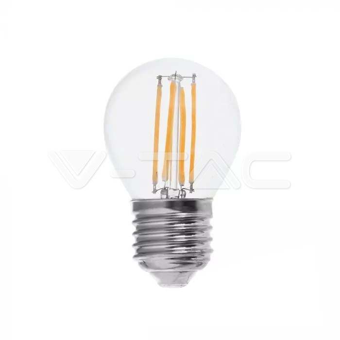 LED Bulb - 6W Filamen E27 G45 Clear Cover 6400K