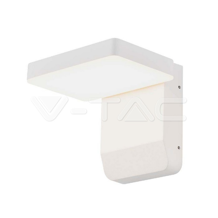 20W LED Wall Light White Body Square 3000K IP65