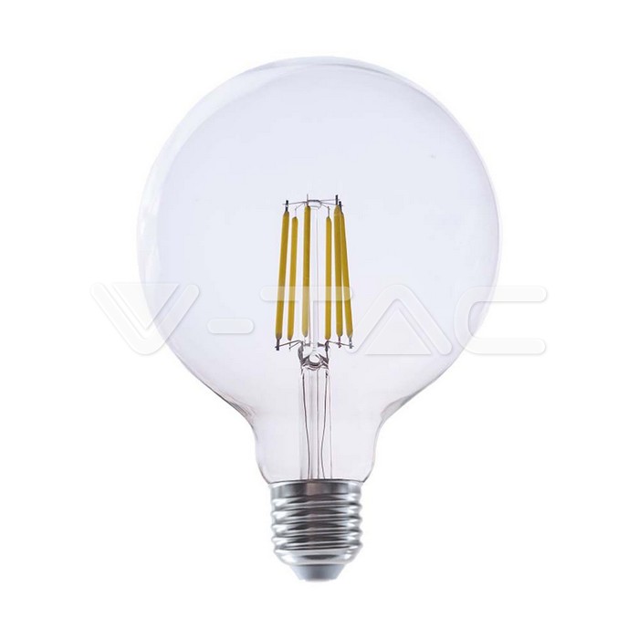 LED Bulb - 4W  Filament E27 G125 Clear Cover 3000K