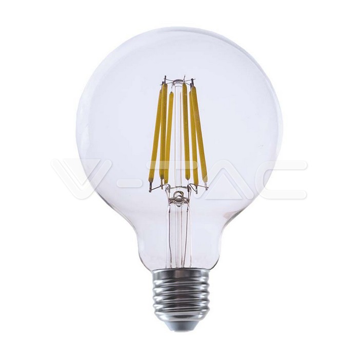 LED Bulb - 4W Filament E27 G95 Clear Cover 4000K