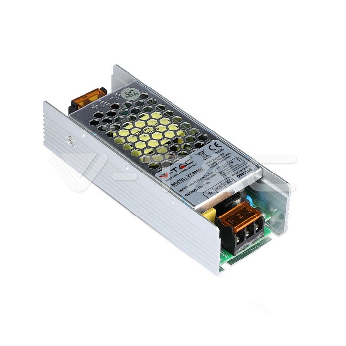 LED Alimentatore 60W 12V 5A Metallo Slim