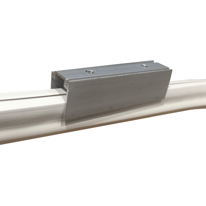 1 Meter Profilo plastico con viti per Neon Flex