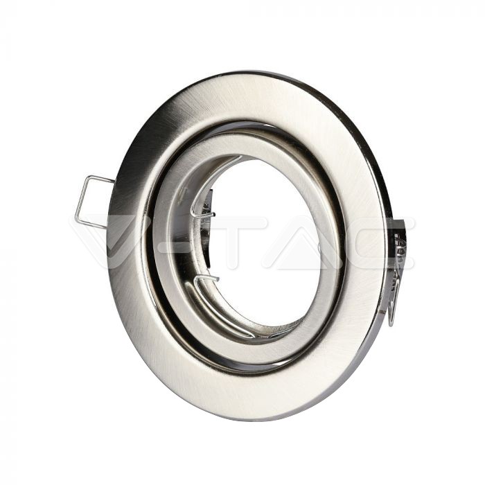 Adattatore per Faretti GU10 Rotondo Regolabile Satin Nickel