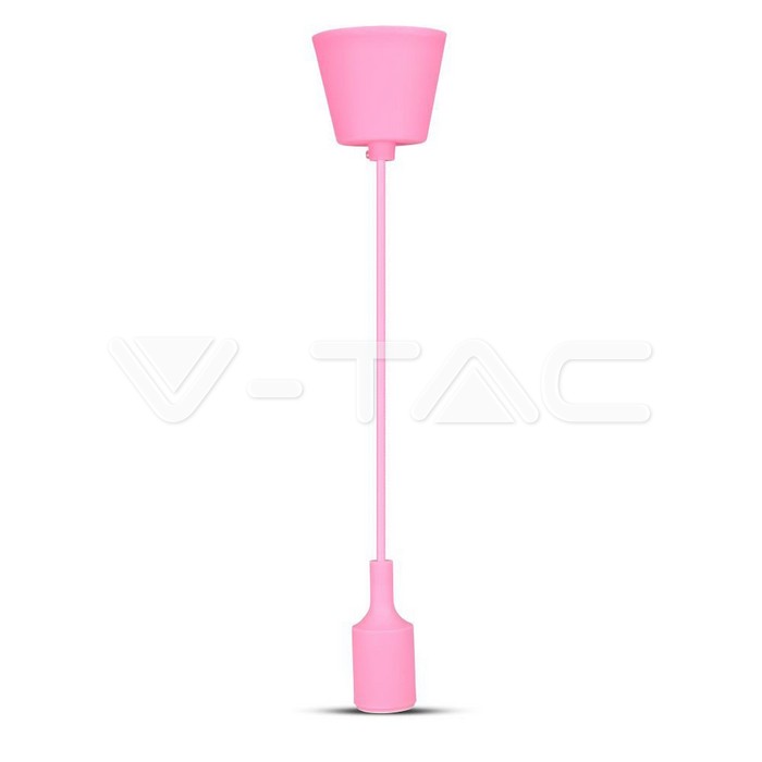 Lampadario con Portalampada Rosa