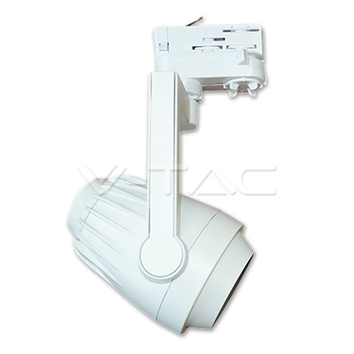 PAR20 Fitting 4 Core Track White Body
