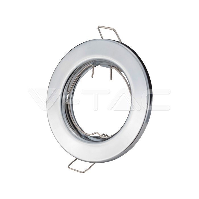 GU10 Rotondo Corpo Faretto Chrome 2 pz/scatola