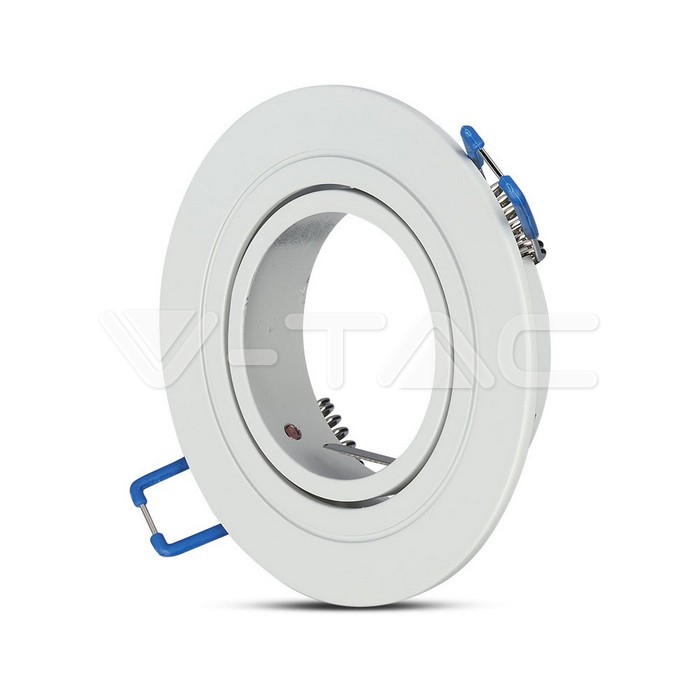 1*GU10 Corpo Rotondo Bianco