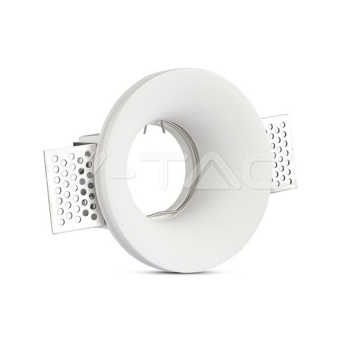 GU10 Fitting Rotondo Corpo Bianco White