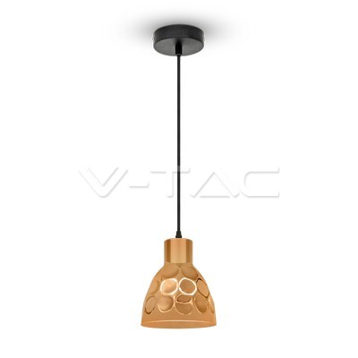 Lampadario con Portalampada Rame Cono __150