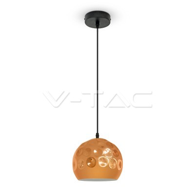 Lampadario con Portalampada Rame Sfera __200