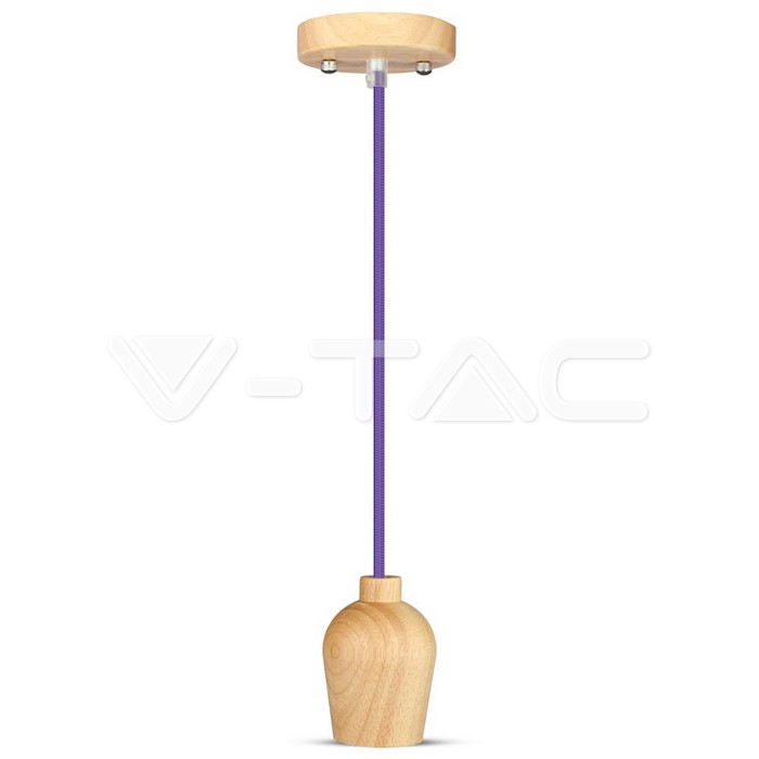 Lampadario con Portalampada Cavo Viola