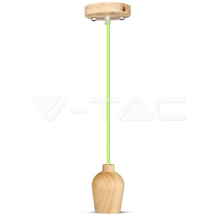 Lampadario con Portalampada Cavo Verde