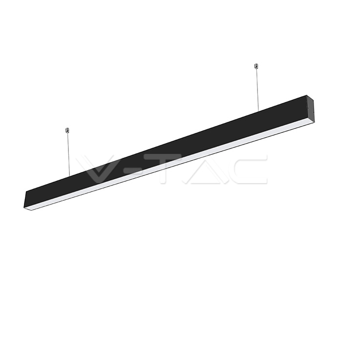 Luce lineare LED SAMSUNG Chip 40W Sospensione Corpo nero 4000K