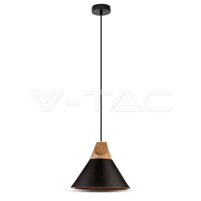 Lampadario con Portalampada Alluminio Nero chiaro