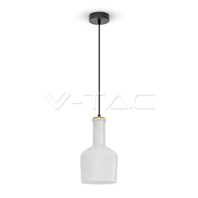 Lampadario Vetro Bianco Chiaro