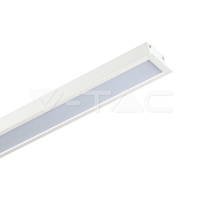 Luce lineare LED SAMSUNG Chip 40W Incasso Corpo bianco 4000K W: 70mm