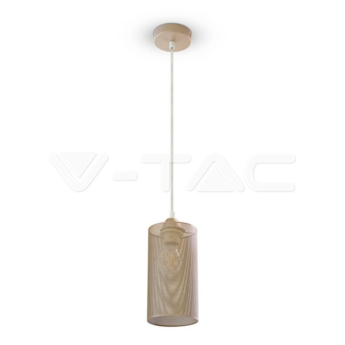 Lampadario con Portalampada Oro Champagne