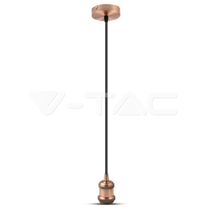 Portalampada Bronzo Rosso